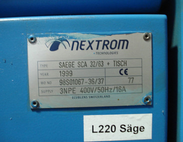 NEXTROM High Speed Kreissäge SCA 32/63